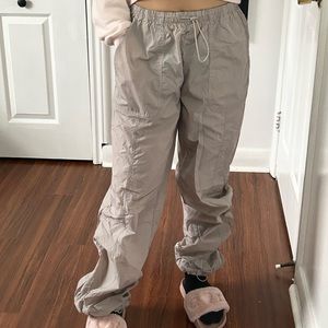 Bluenotes Grey Parachute Pants